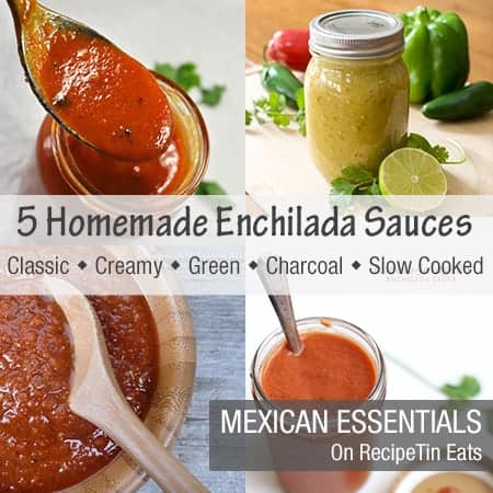 enchilada sauce – 5 versions