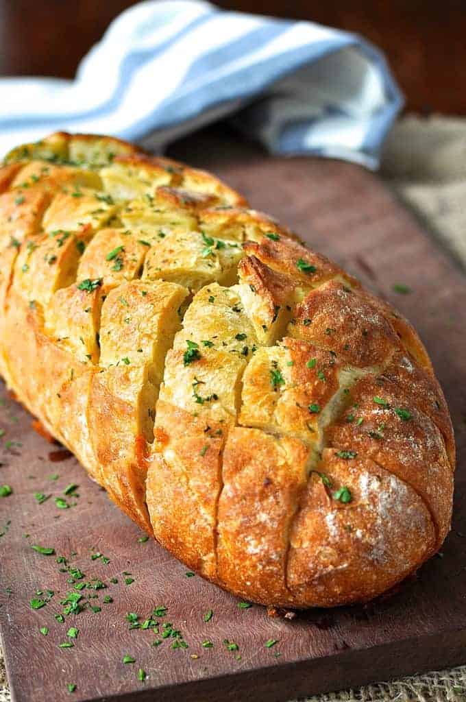 Cheese and Garlic Crack Bread