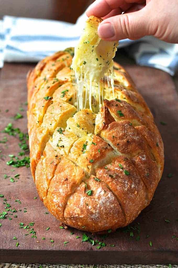 Like garlic bread - but even better! #crack_bread #stuffed_bread