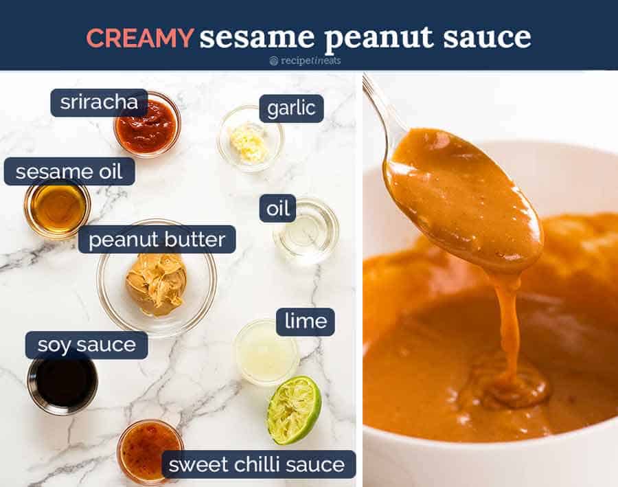 Creamy Asian Sesame Peanut Dressing