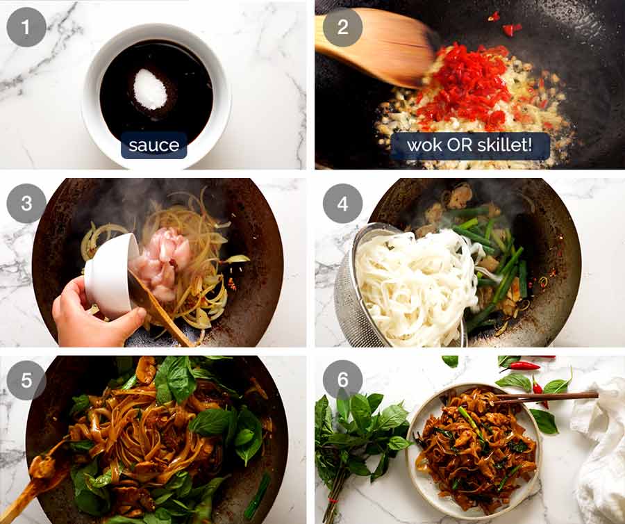 How to make Thai Drunken Noodles