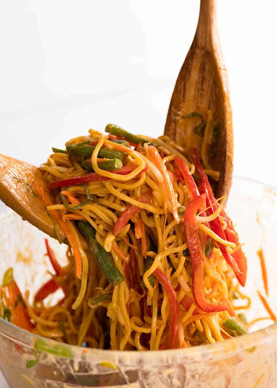 Tossing Noodle Salad (Lunch Idea for Work)