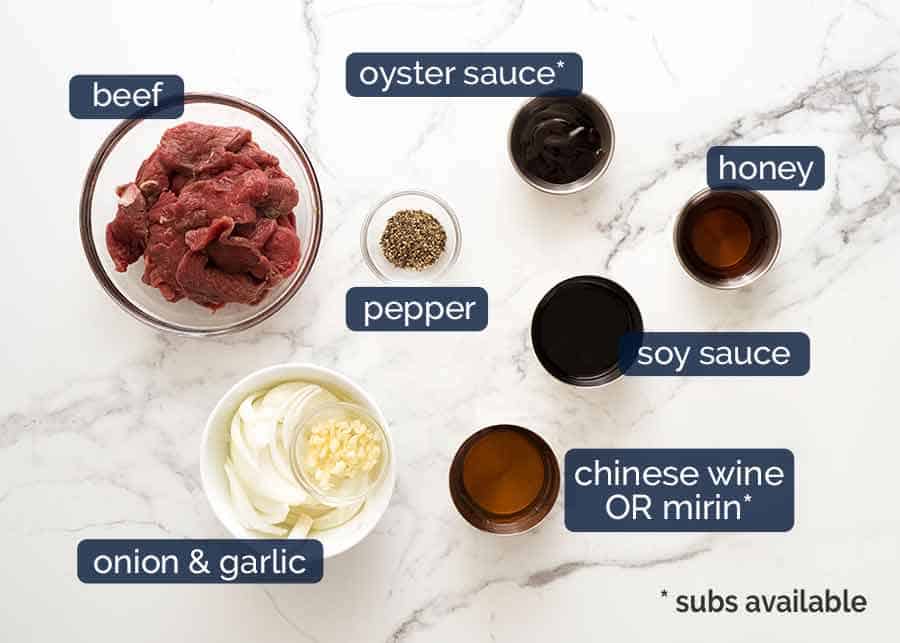 What goes in Chinese Honey Pepper Beef