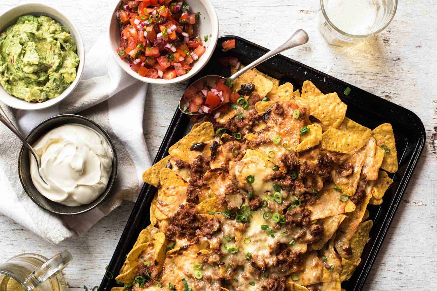 Ripper Beef Nachos - The secret to the ultimate nachos is a 5 ingredient, 5 minute Nachos Cheese sauce!