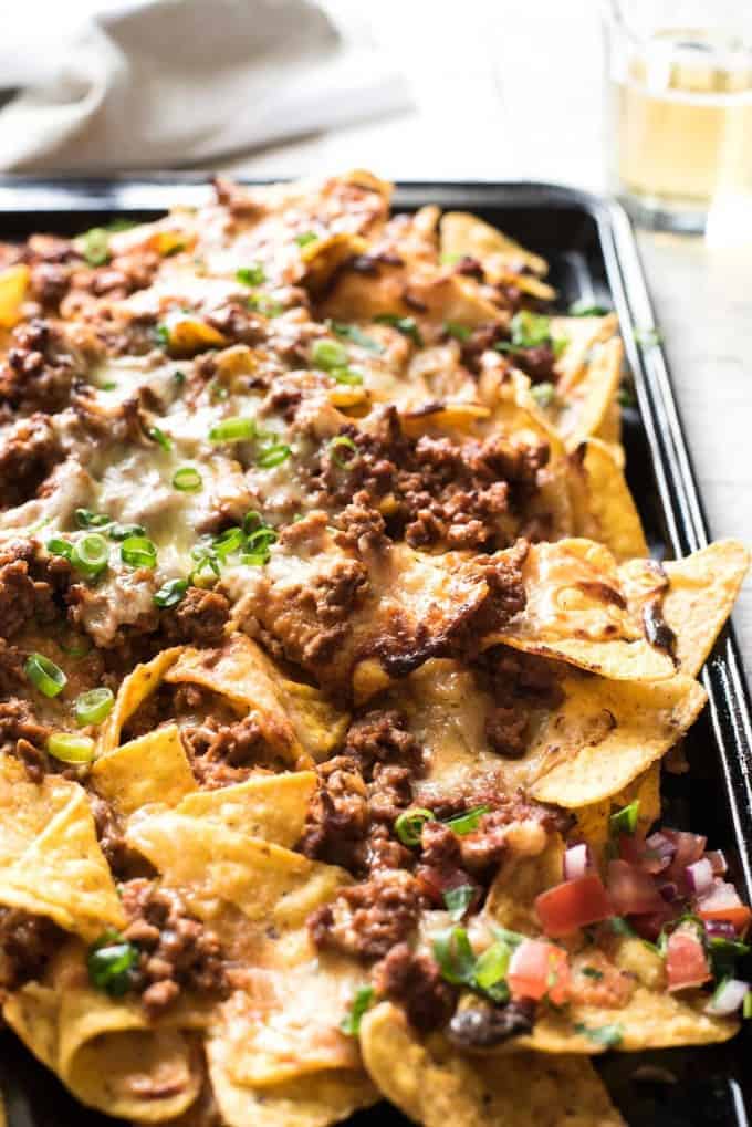 Ripper Beef Nachos - The secret to the ultimate nachos is a 5 ingredient, 5 minute Nachos Cheese sauce!