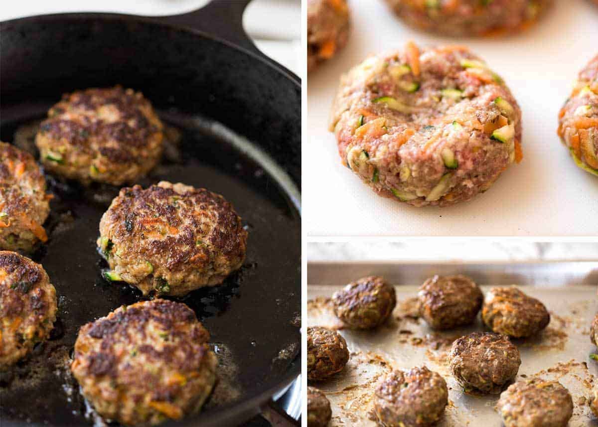 This is how to make plump, juicy, extra tasty rissoles with hidden veggies! www.recipetineats.com
