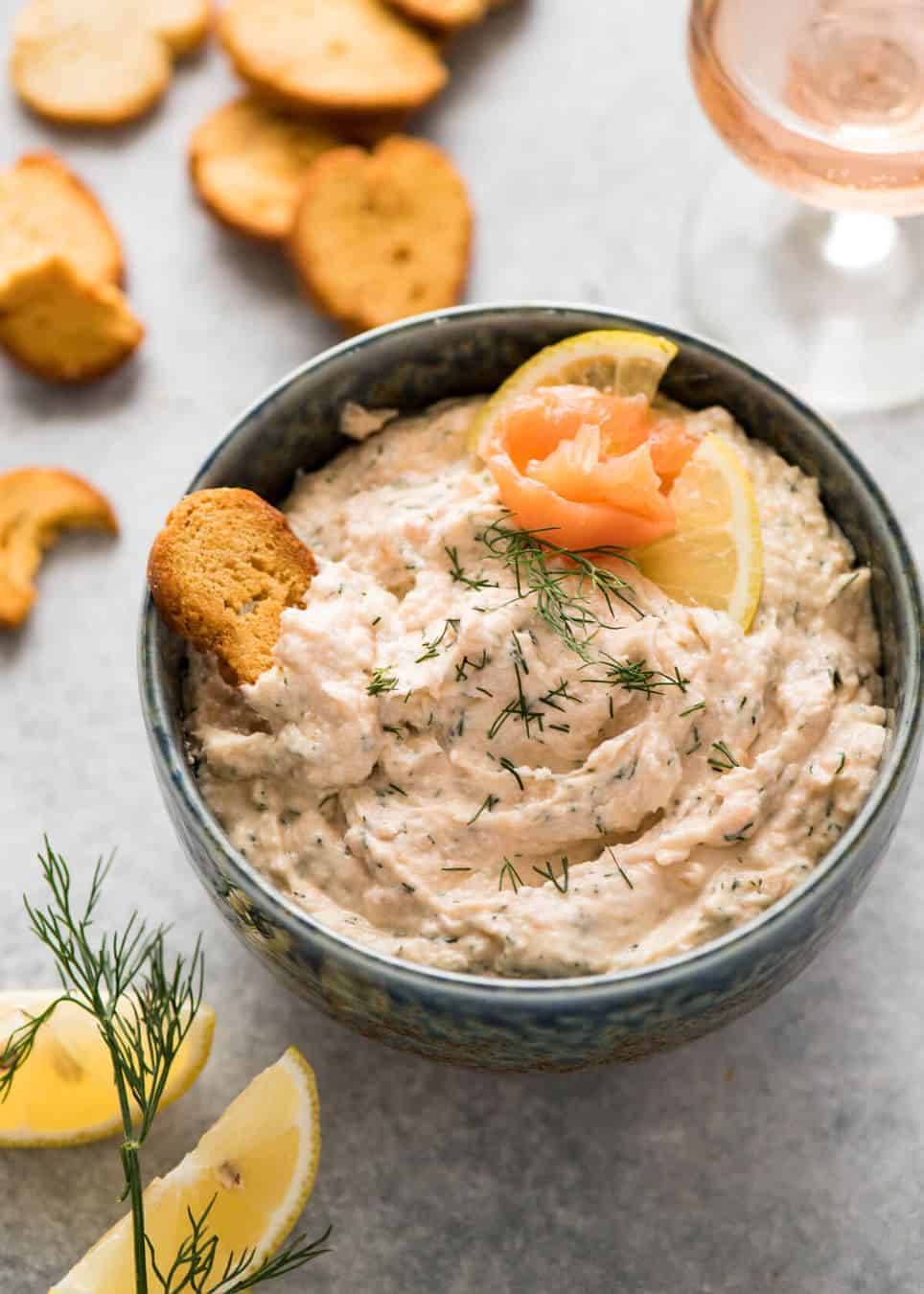 You'll never buy a Smoked Salmon Dip with flavour this good! www.recipetineats.com