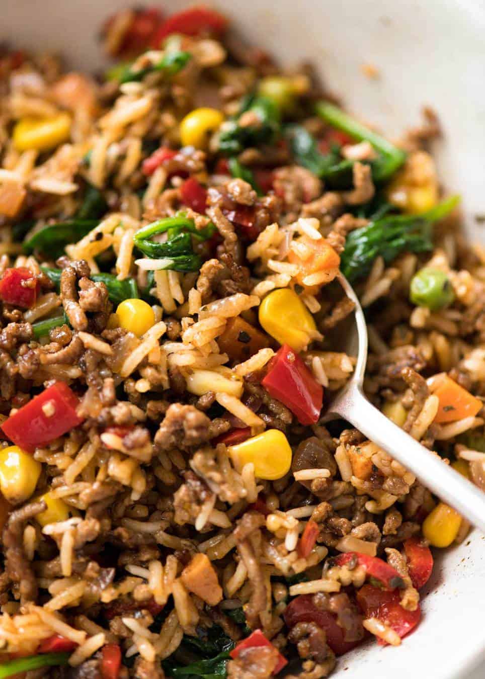 Beef and Rice with Veggies | RecipeTin Eats