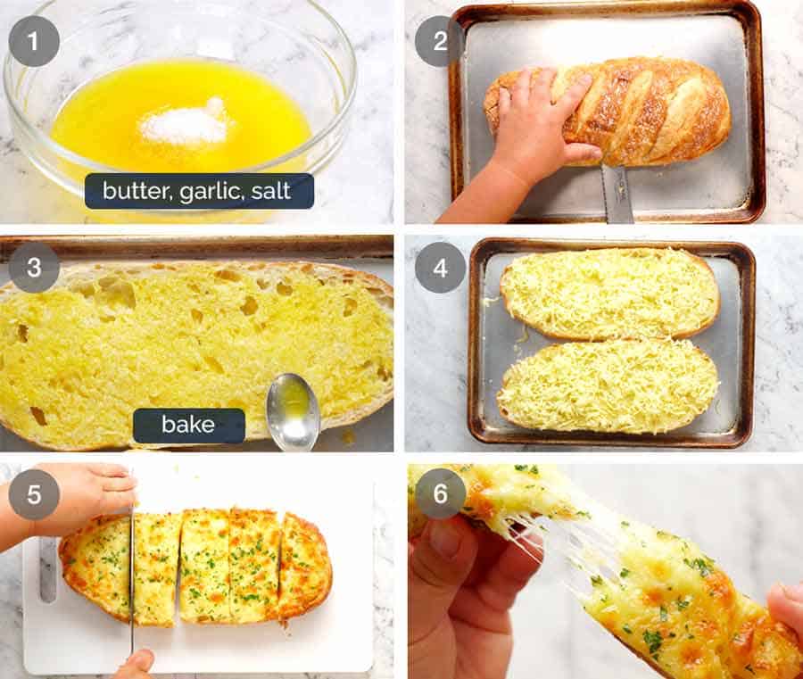 How to make Quick Cheesy Garlic Bread