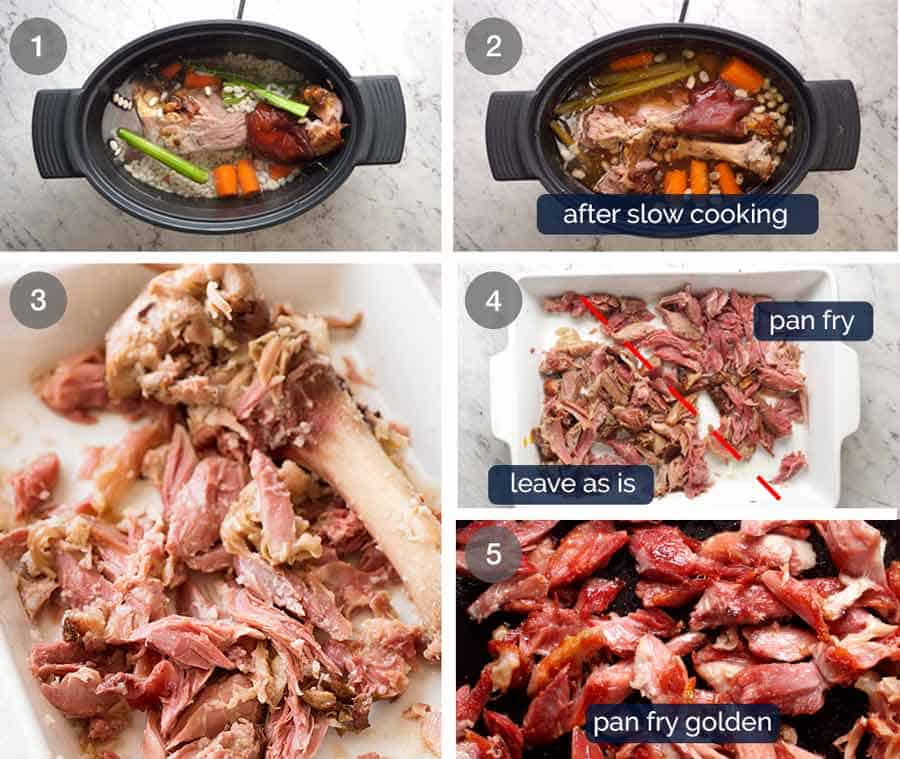 How to make Slow Cooker Ham Bone Soup with Beans