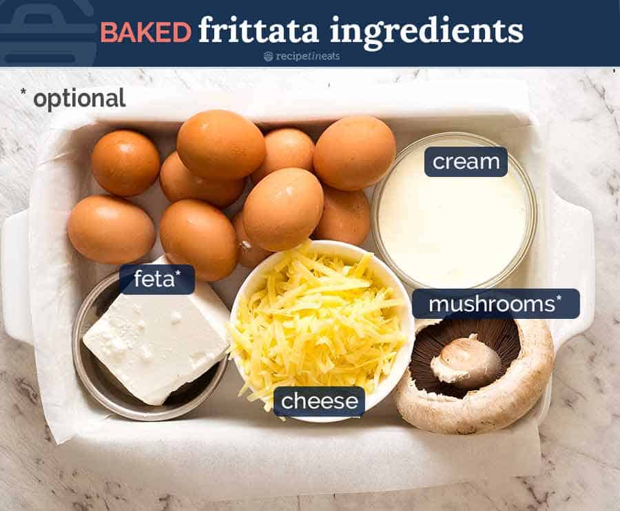 Ingredients in Baked Frittata