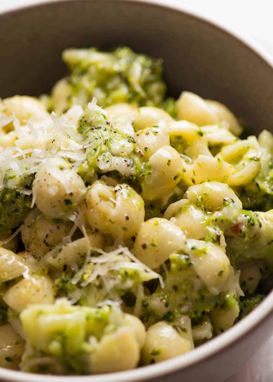 Really Quick Broccoli Pasta Recipetin Eats
