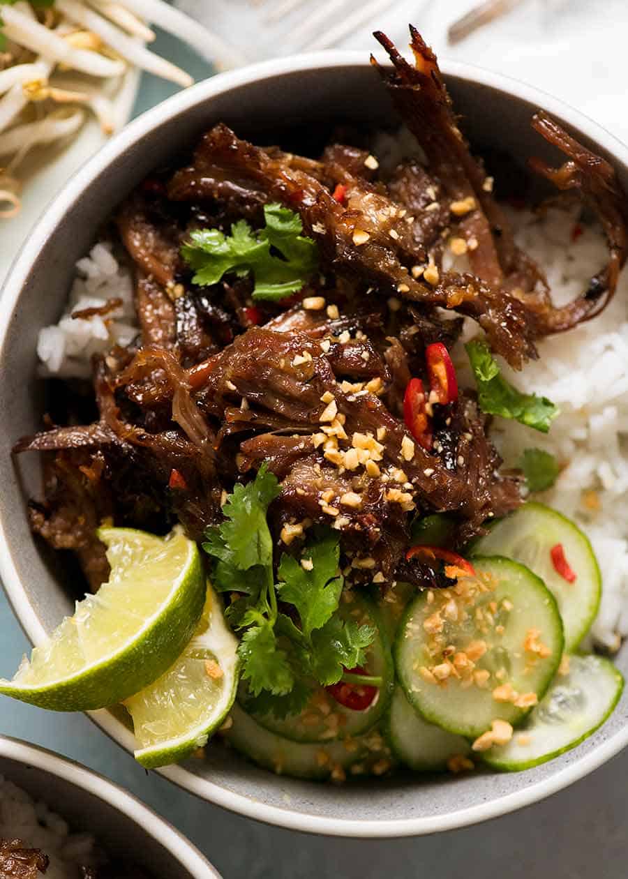 Caramelised Vietnamese Shredded Beef Recipetin Eats