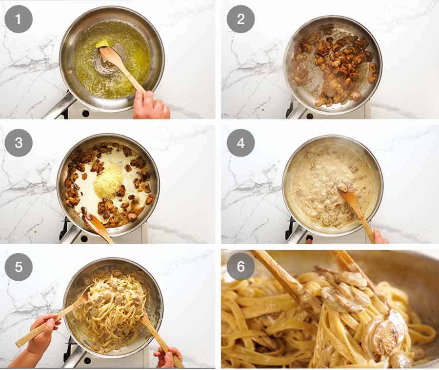 How to make Creamy Mushroom Pasta