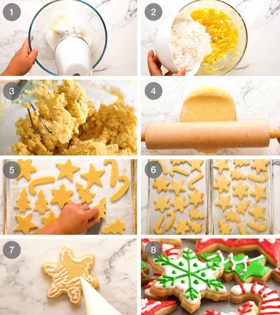 How to make Christmas Cookies - Cut out Sugar Cookies
